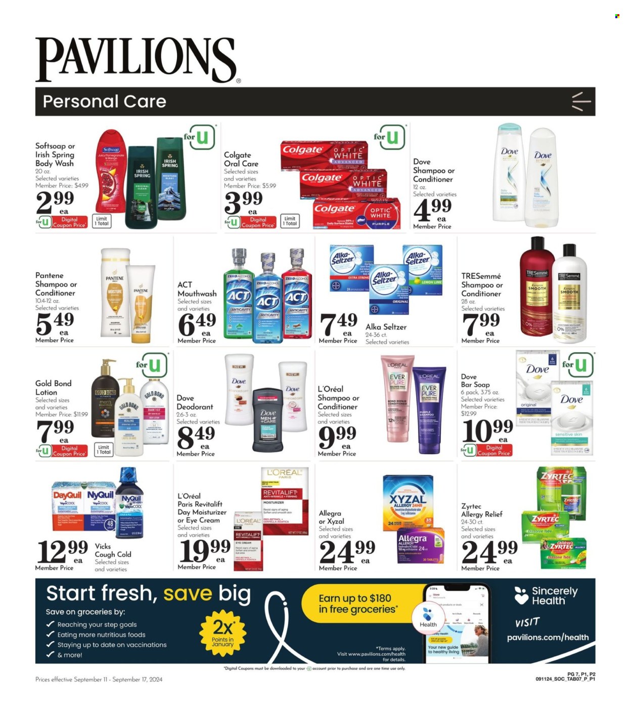 Pavilions ad - 09/11/2024 - 09/17/2024. Page 7