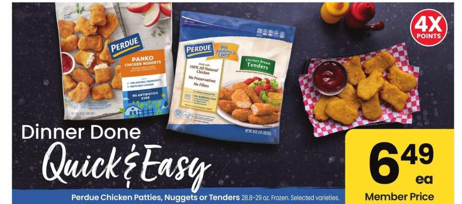 Perdue Chicken Patties, Nuggets or Tenders - 28.8-29 oz. Frozen. Selected varieties.