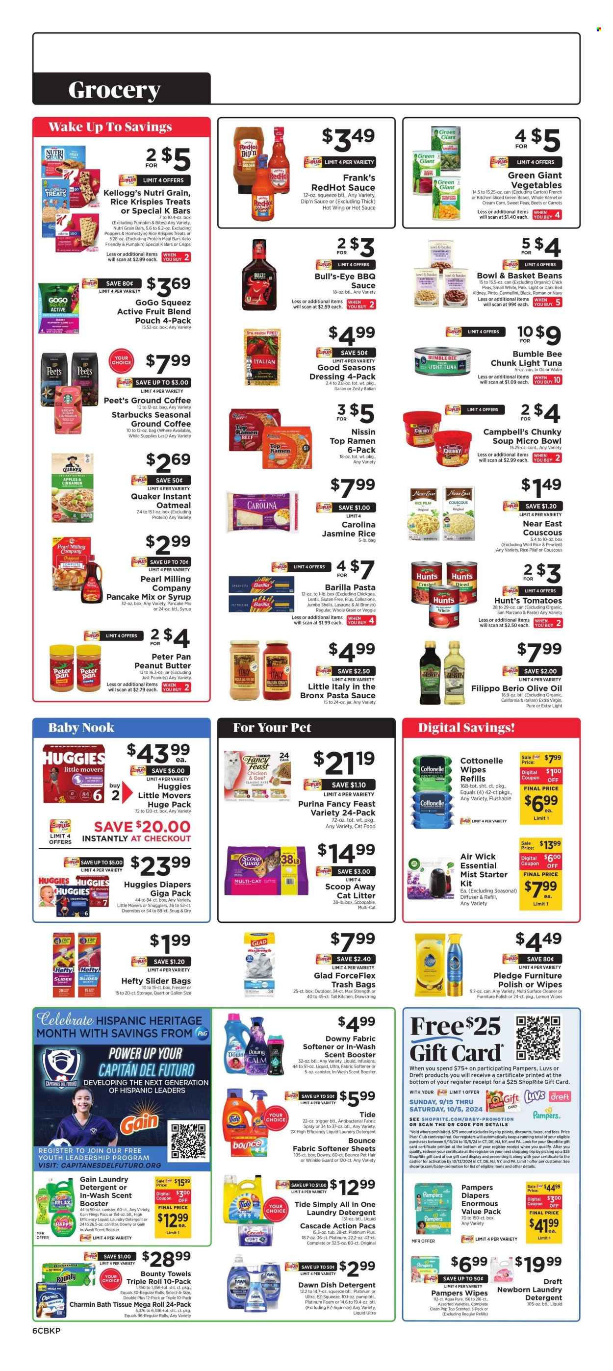 ShopRite ad - 09/15/2024 - 09/21/2024. Page 6