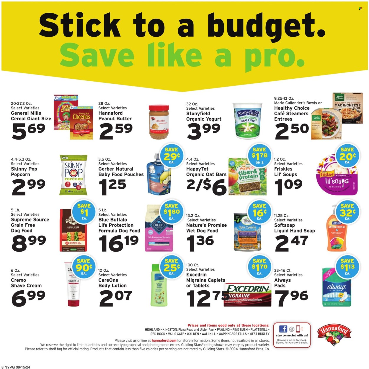 Hannaford ad - 09/15/2024 - 09/21/2024. Page 12