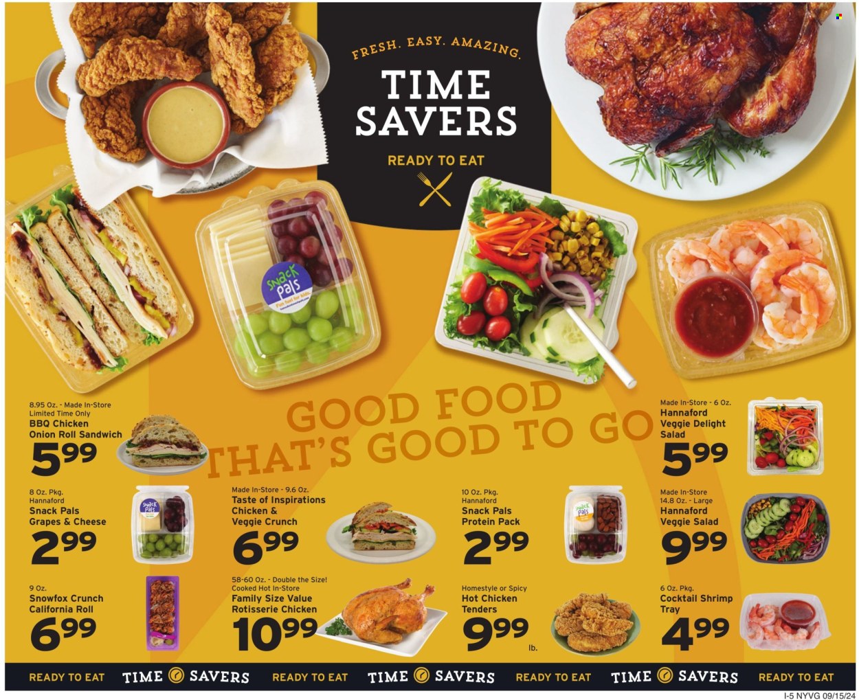 Hannaford ad - 09/15/2024 - 09/21/2024. Page 19