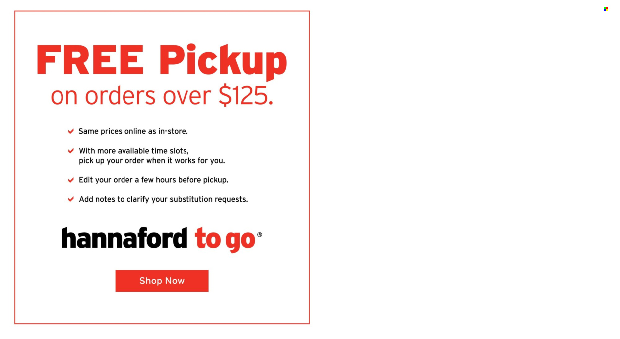 Hannaford ad - 09/15/2024 - 09/21/2024. Page 7