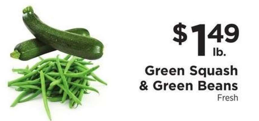 Green Squash & Green Beans - Fresh