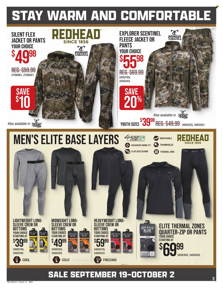 Cabela's ad - 09/19/2024 - 10/02/2024. Page 3