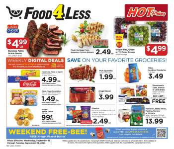 Food 4 Less Flyer - 09/18/2024 - 09/24/2024.