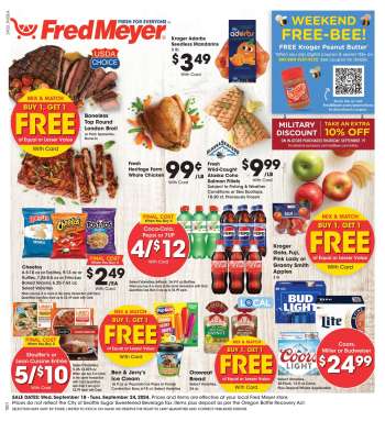 Fred Meyer Flyer - 09/18/2024 - 09/24/2024.