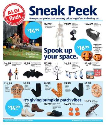 ALDI Flyer - 09/25/2024 - 10/01/2024.