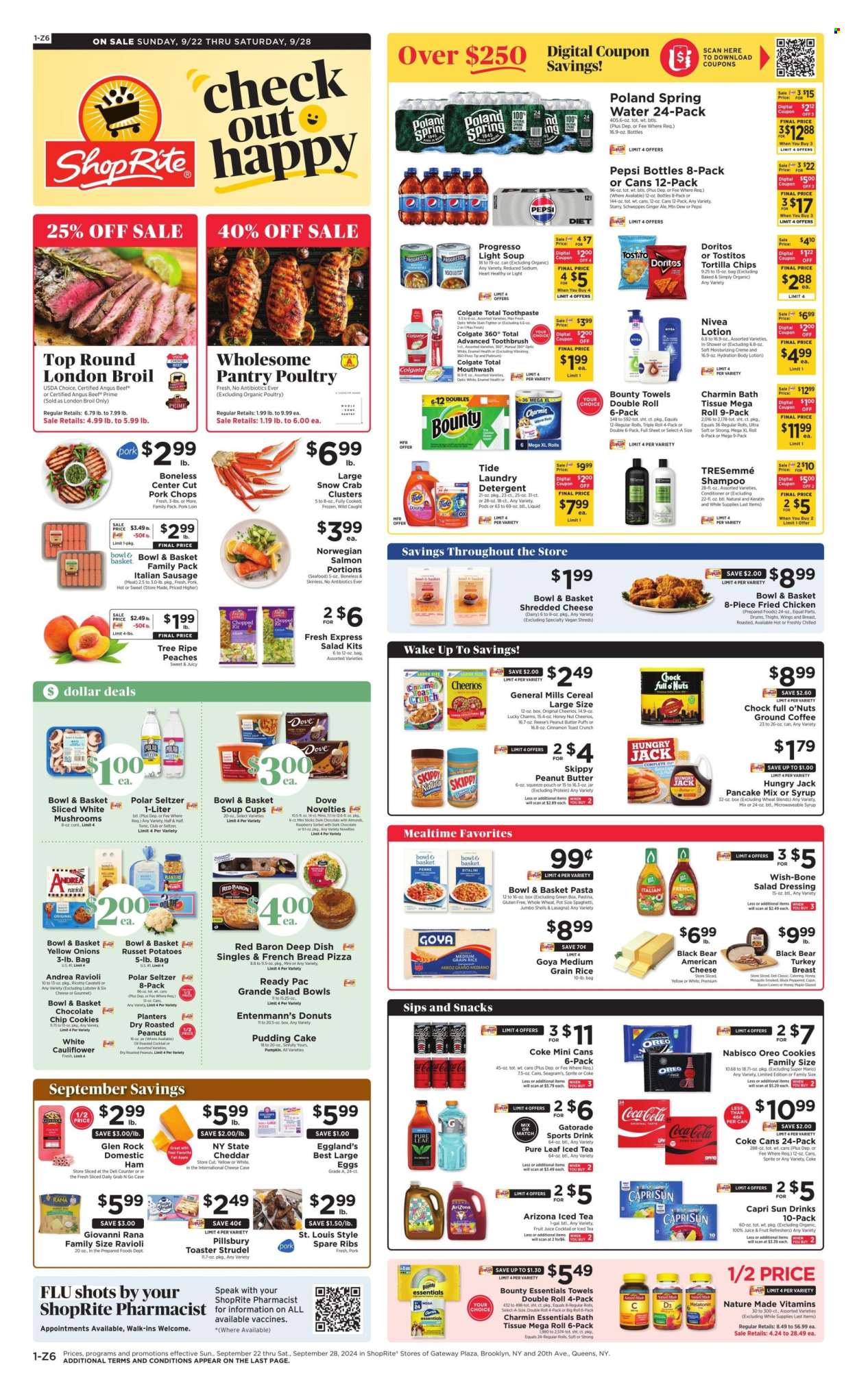 ShopRite ad - 09/22/2024 - 09/28/2024. Page 1