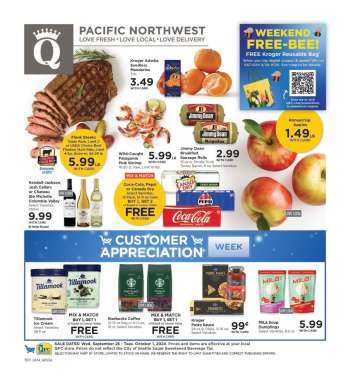 QFC Flyer - 09/25/2024 - 10/01/2024.