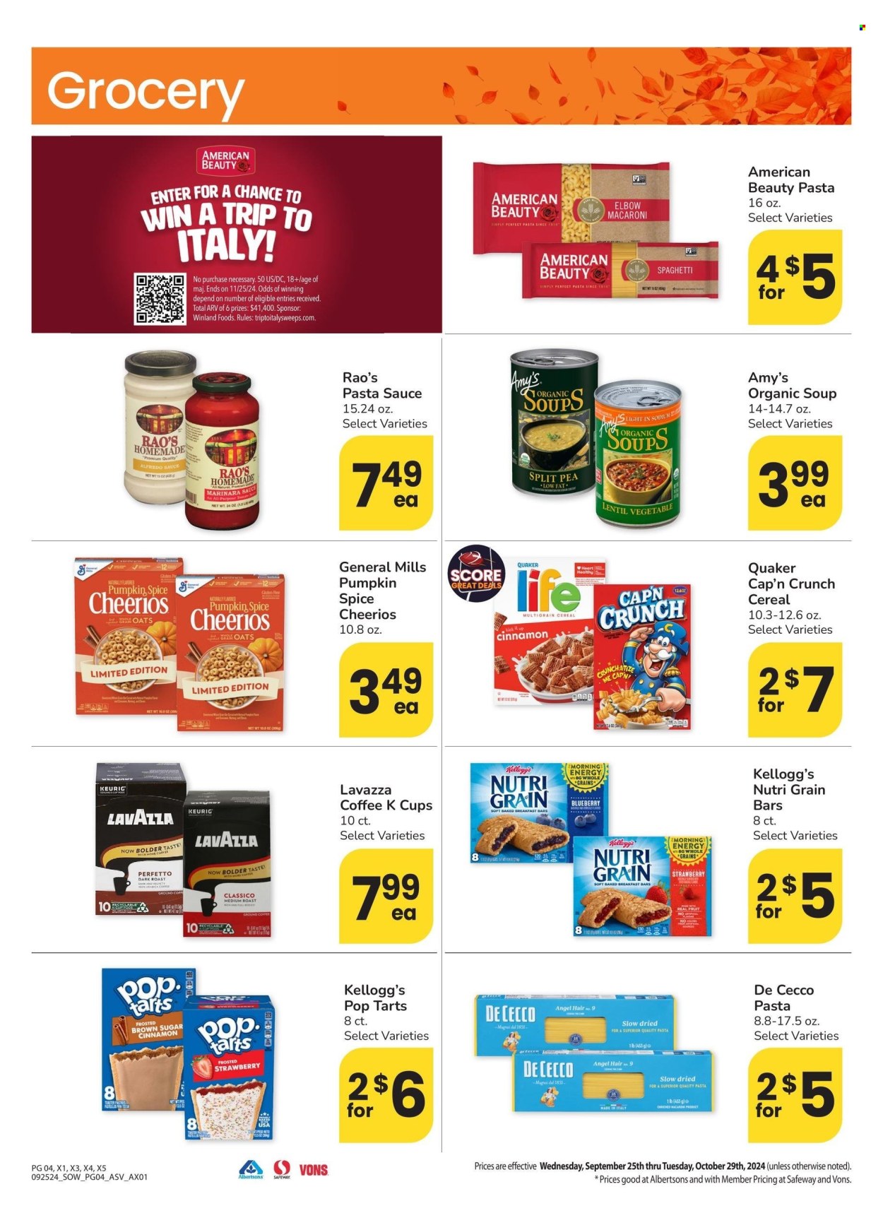 Albertsons ad - 09/25/2024 - 10/29/2024. Page 4