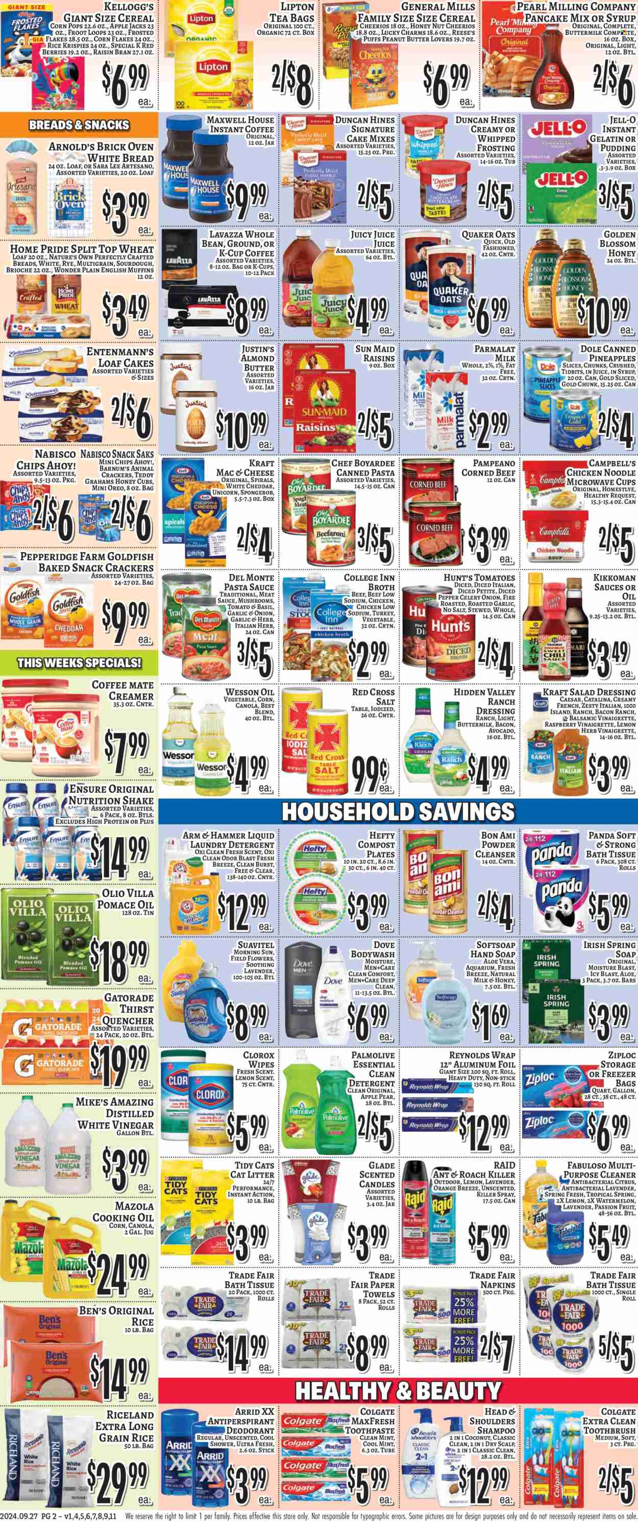 Trade Fair Supermarket ad - 09/27/2024 - 10/03/2024. Page 2