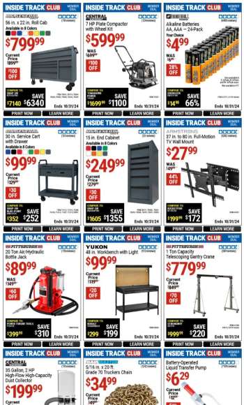 Harbor Freight Flyer - 09/27/2024 - 10/31/2024.