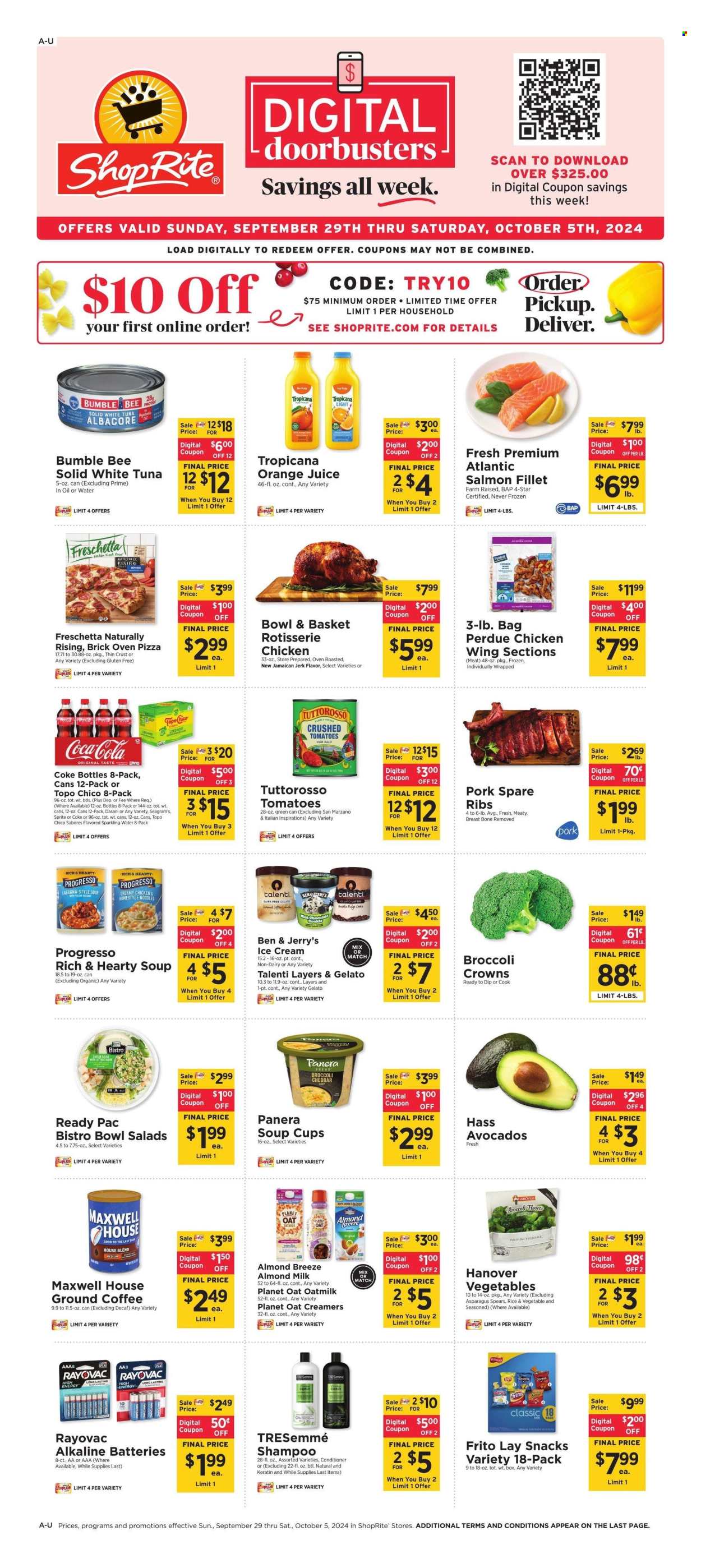 ShopRite ad - 09/29/2024 - 10/05/2024. Page 1