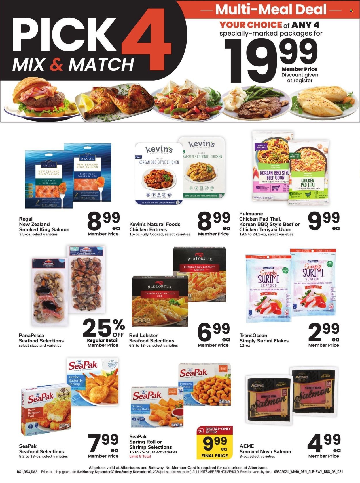 Safeway ad - 09/30/2024 - 11/03/2024. Page 18