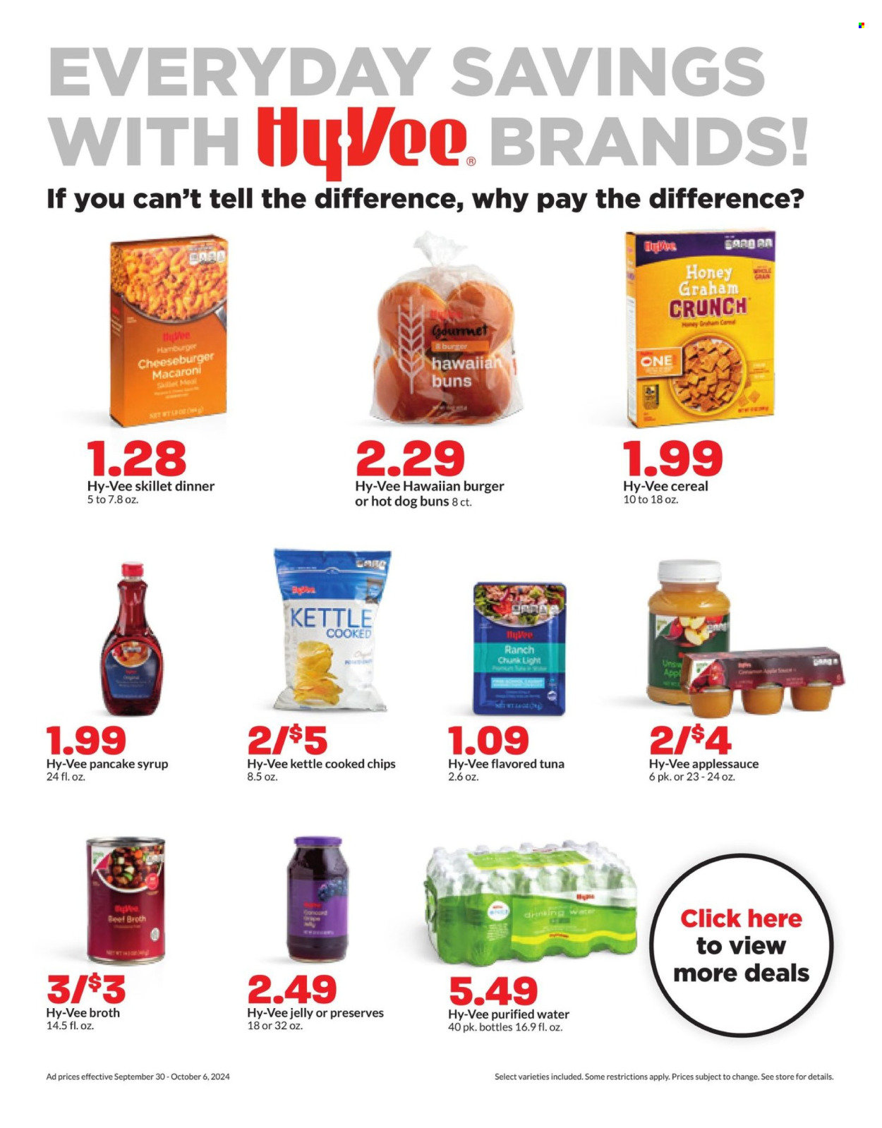 Hy-Vee ad - 09/30/2024 - 10/06/2024. Page 20