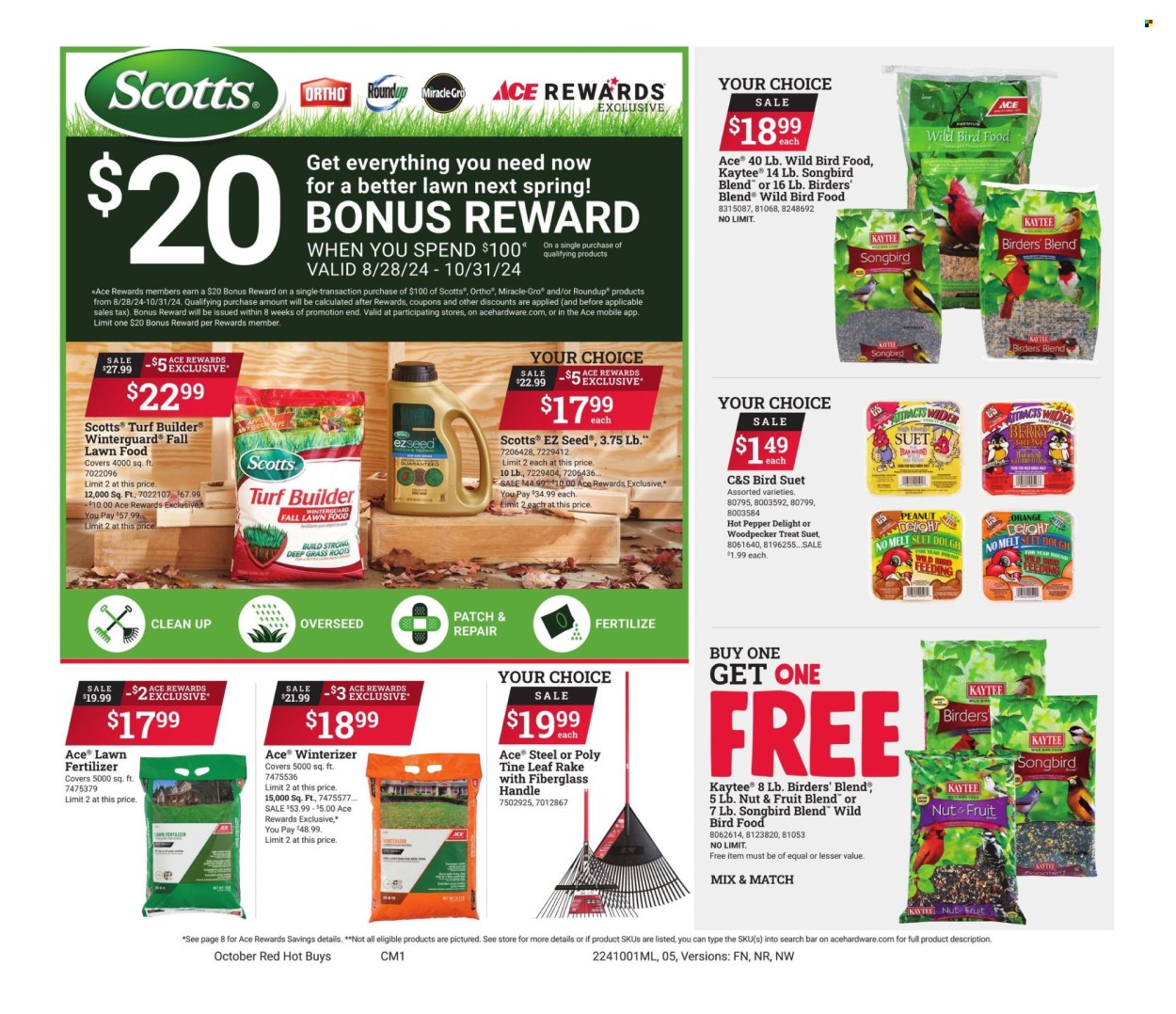 ACE Hardware ad - 10/01/2024 - 10/31/2024. Page 5