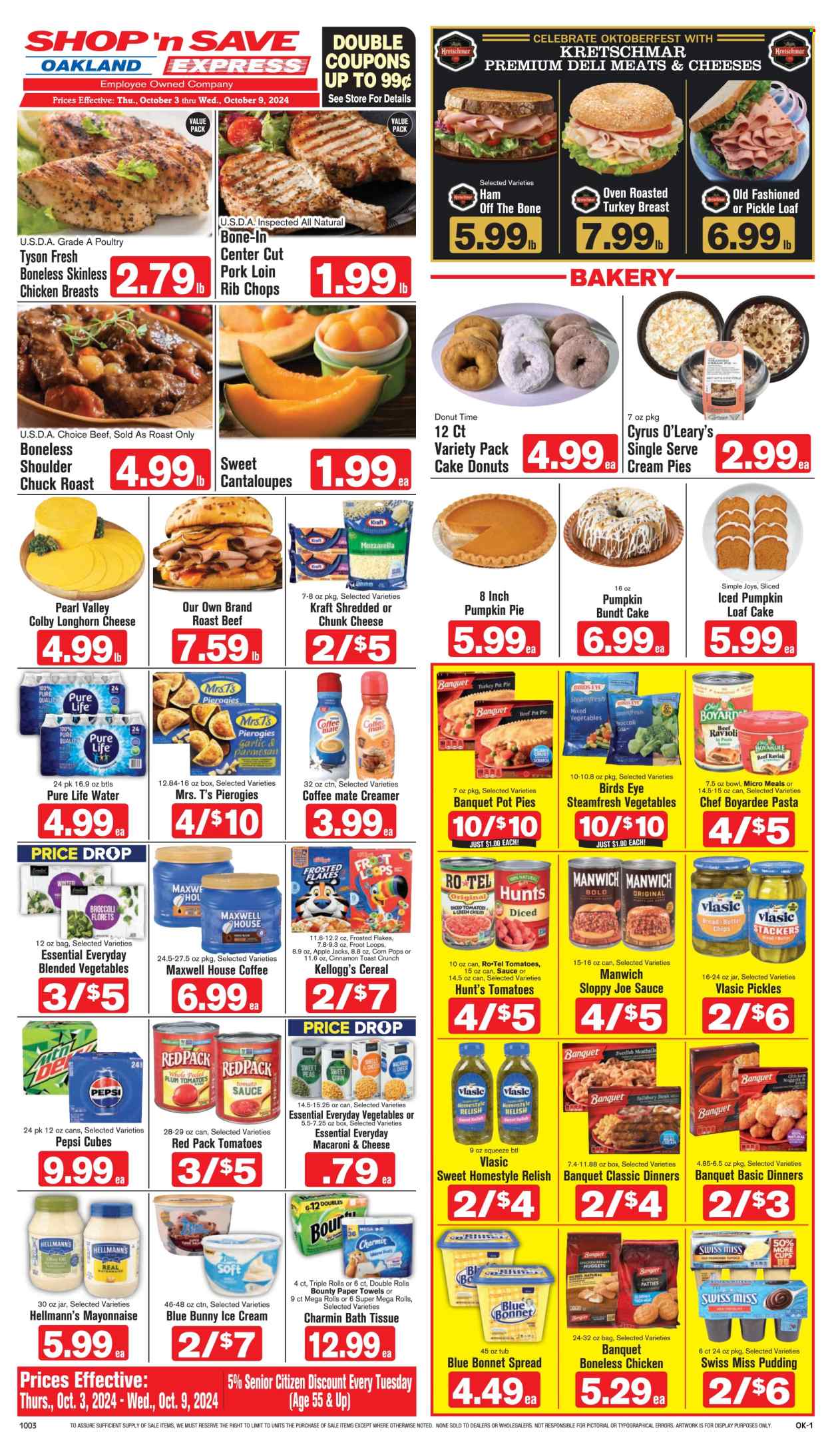 Shop ‘n Save Express ad - 10/03/2024 - 10/09/2024. Page 1