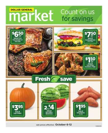 Dollar General Flyer - 10/06/2024 - 10/12/2024.