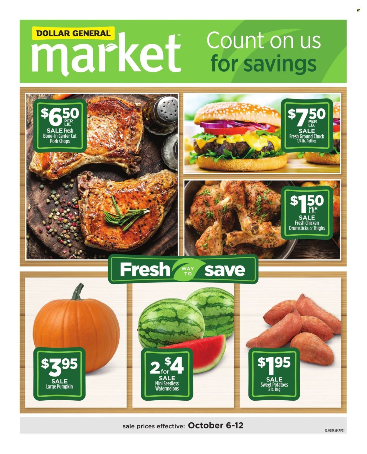 Dollar General ad - 10/06/2024 - 10/12/2024. Page 1