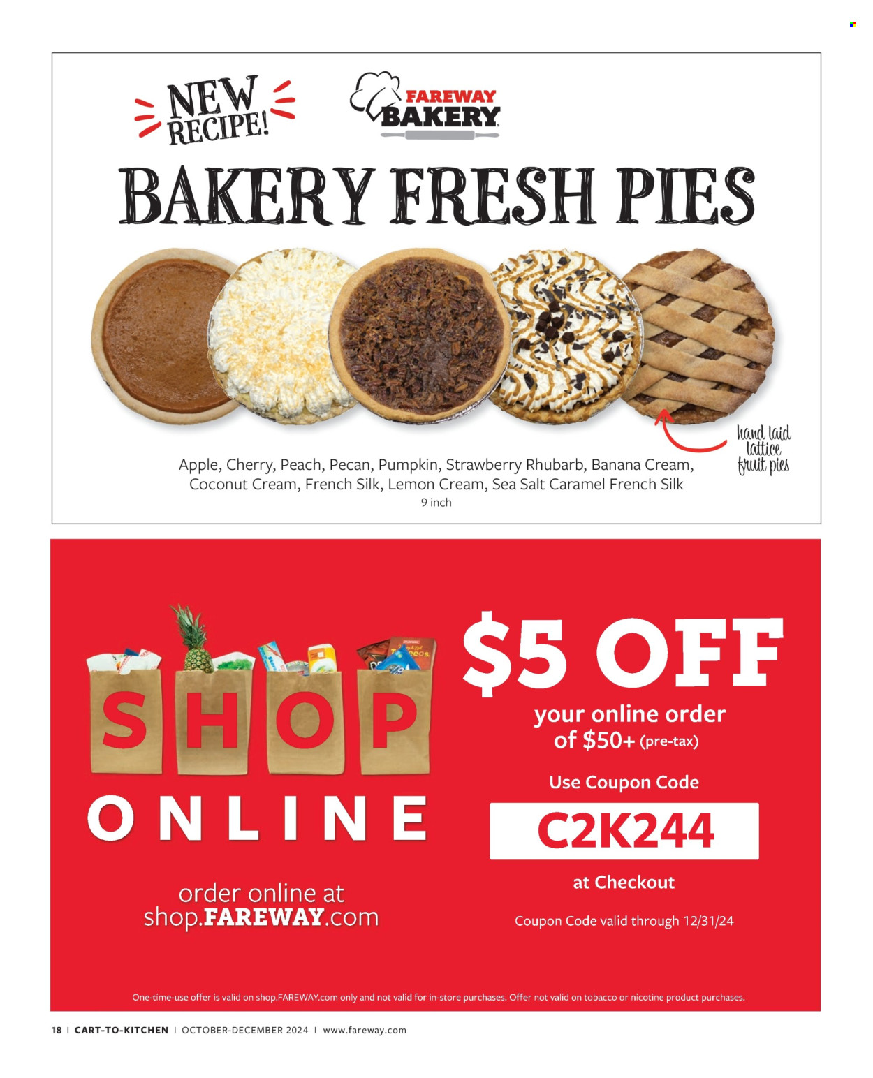 Fareway ad - 10/01/2024 - 11/30/2024. Page 18