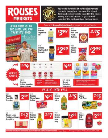 Rouses Markets Flyer - 10/10/2024 - 10/30/2024.