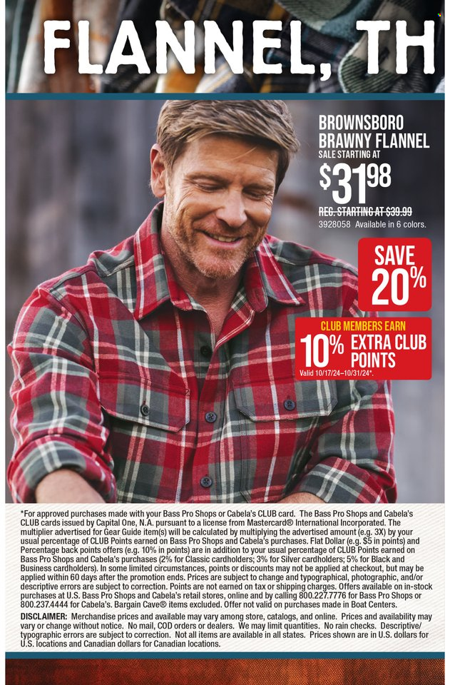 Bass Pro Shops ad - 10/17/2024 - 10/31/2024. Page 4