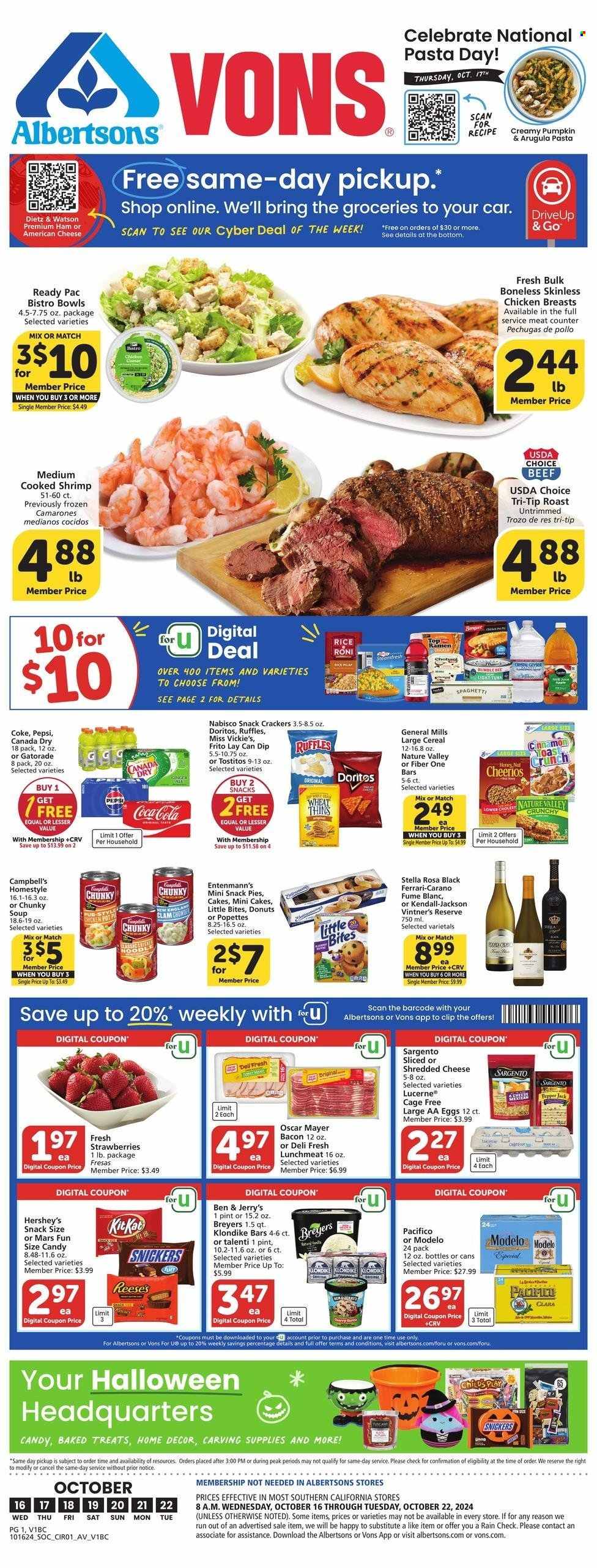 Albertsons ad - 10/16/2024 - 10/22/2024. Page 1