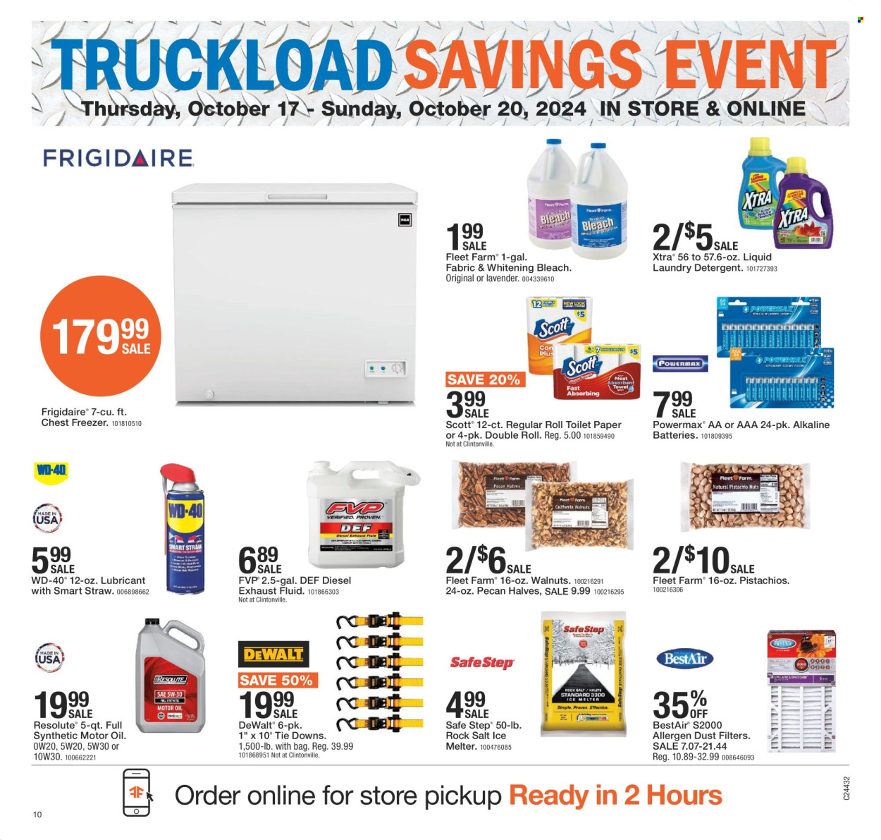 Fleet Farm ad - 10/17/2024 - 10/20/2024. Page 4