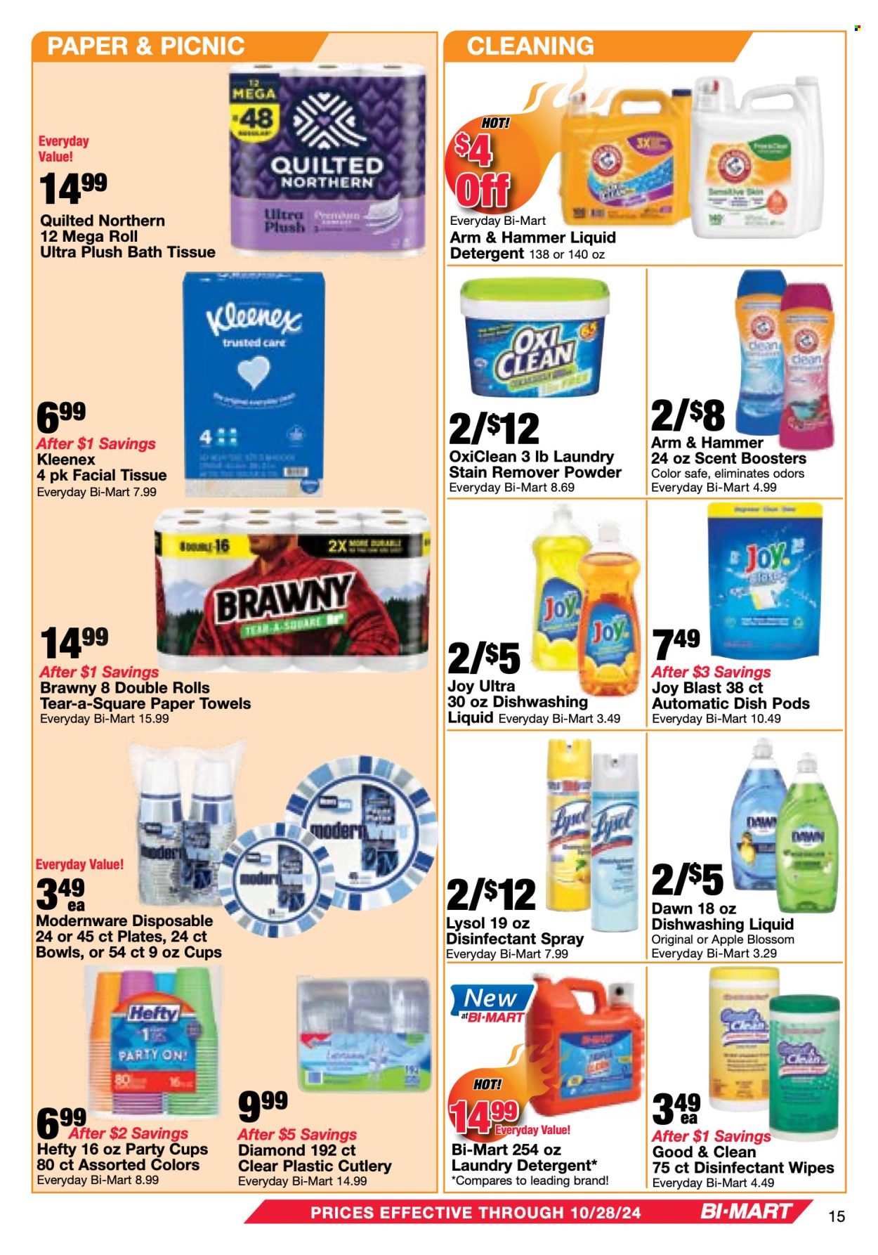 Bi-Mart ad - 10/15/2024 - 10/28/2024. Page 15