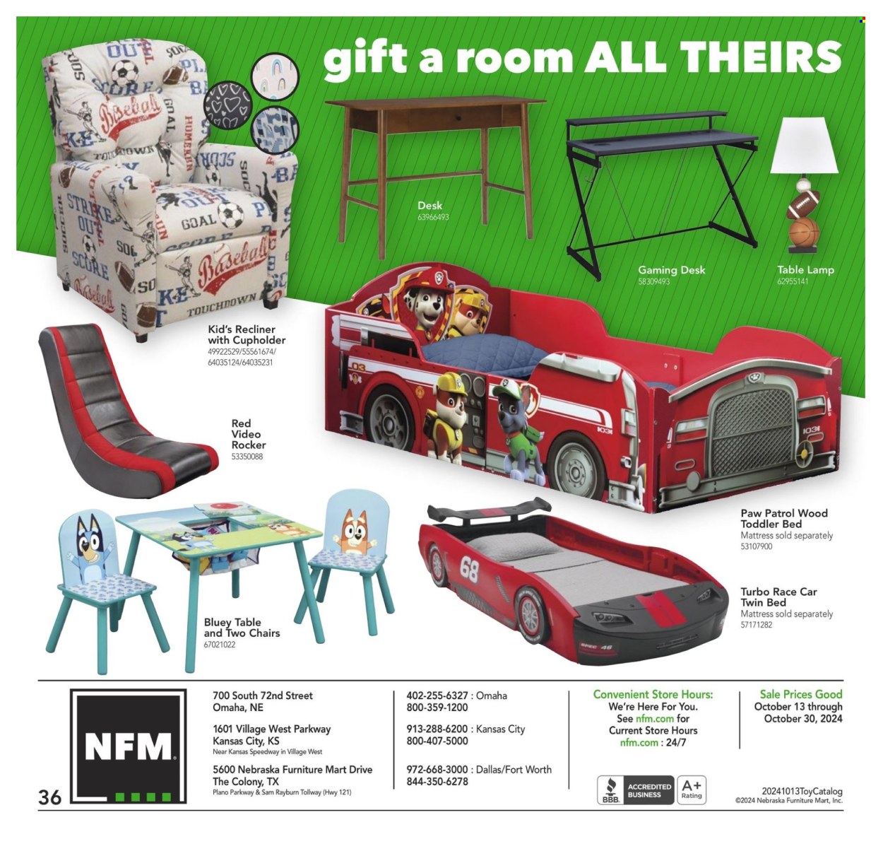 Nebraska Furniture Mart ad - 10/13/2024 - 10/30/2024. Page 36