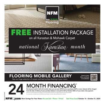 Nebraska Furniture Mart Flyer - 10/16/2024 - 10/31/2024.