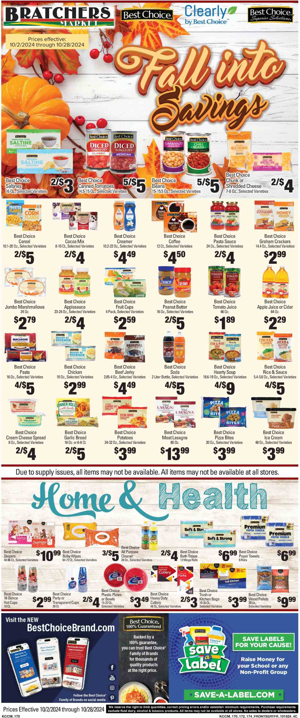 Bratchers Market ad - 10/16/2024 - 10/22/2024. Page 3