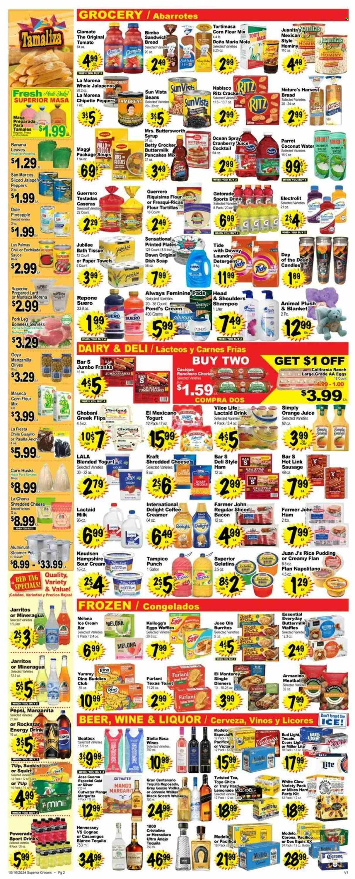 Superior Grocers ad - 10/16/2024 - 10/22/2024. Page 2