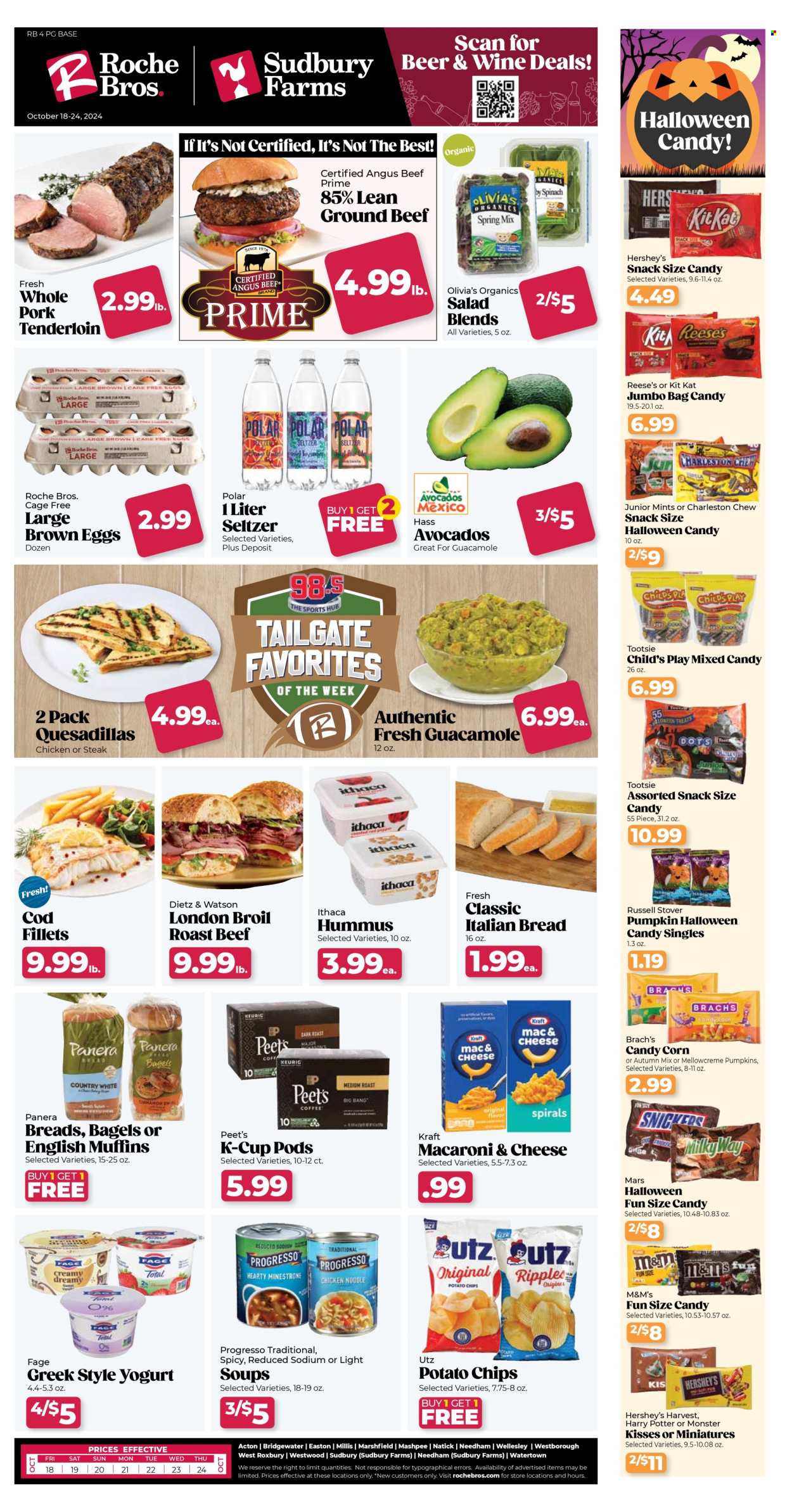 Roche Bros. ad - 10/18/2024 - 10/24/2024. Page 1