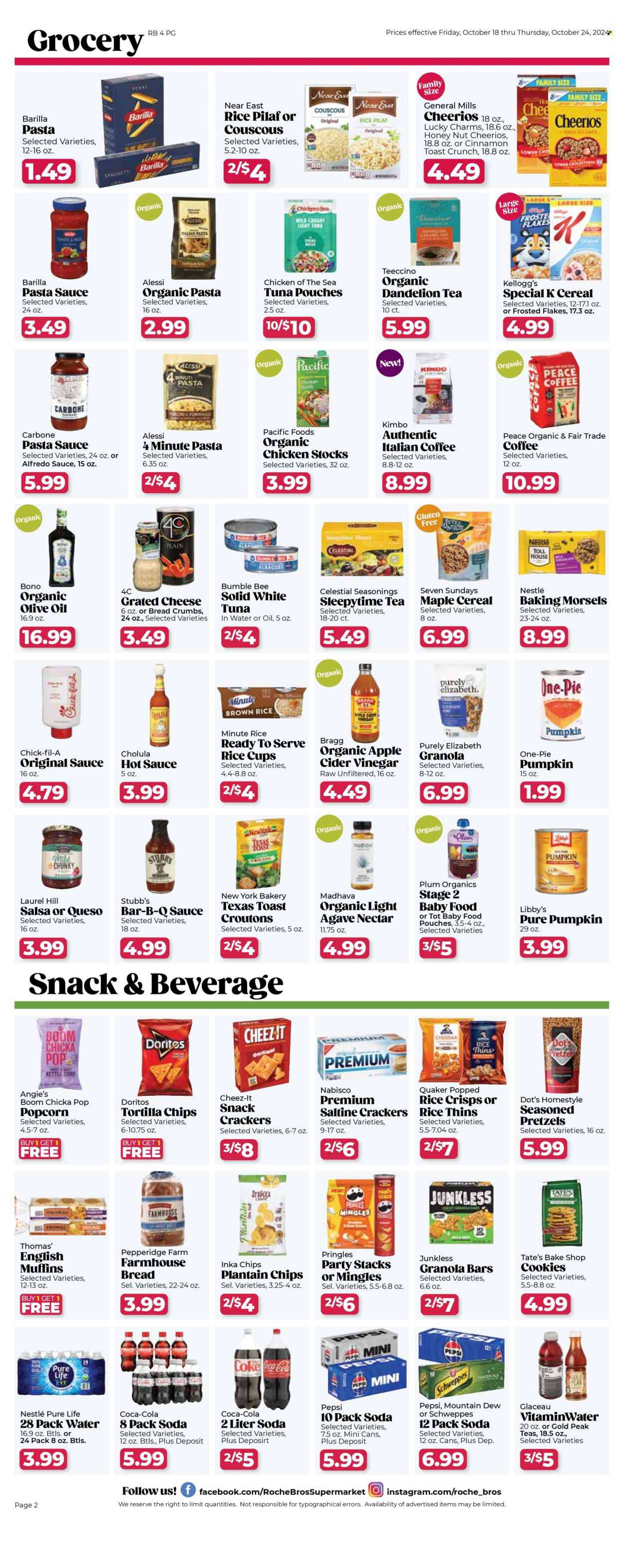 Roche Bros. ad - 10/18/2024 - 10/24/2024. Page 2