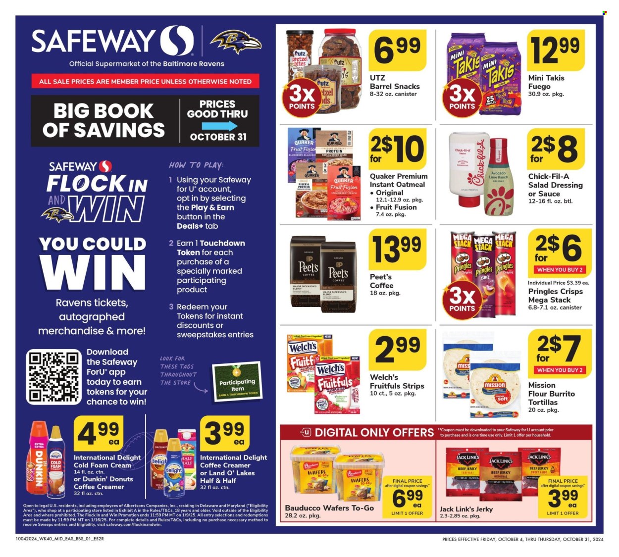 Safeway ad - 10/04/2024 - 10/31/2024. Page 1