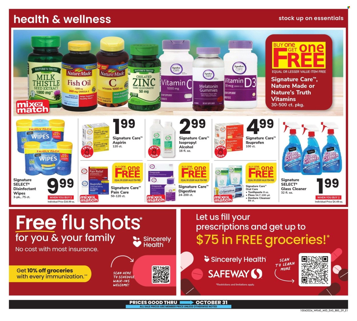 Safeway ad - 10/04/2024 - 10/31/2024. Page 29