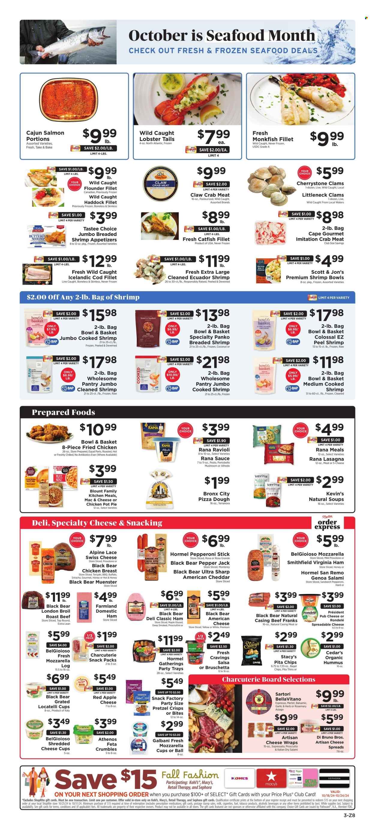 ShopRite ad - 10/18/2024 - 10/24/2024. Page 3