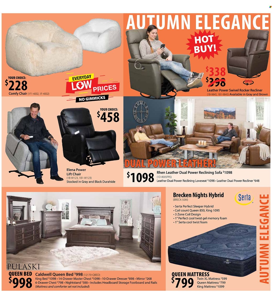 American Furniture Warehouse ad - 10/13/2024 - 11/03/2024. Page 3