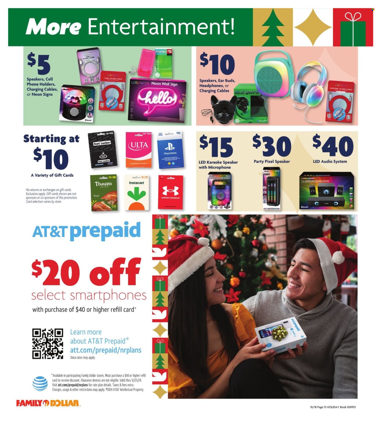 Family Dollar ad - 10/18/2024 - 12/25/2024. Page 1