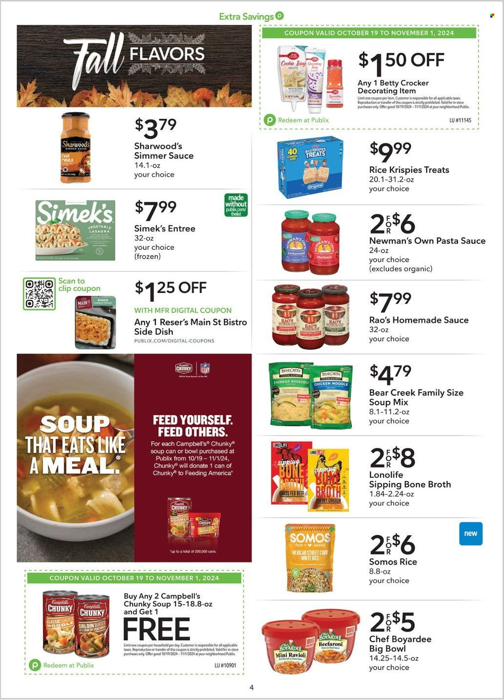 Publix ad - 10/19/2024 - 11/01/2024. Page 4