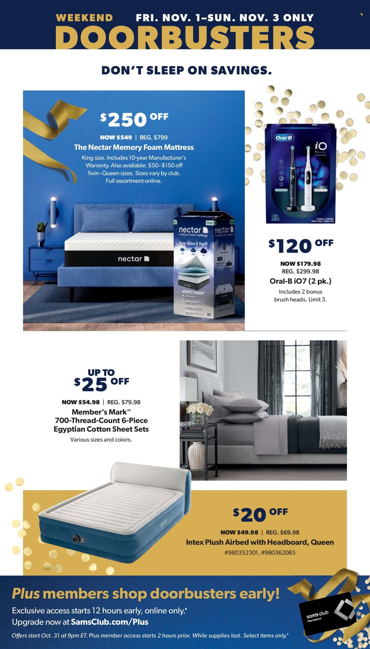 Sam's Club ad - 10/30/2024 - 12/01/2024. Page 1