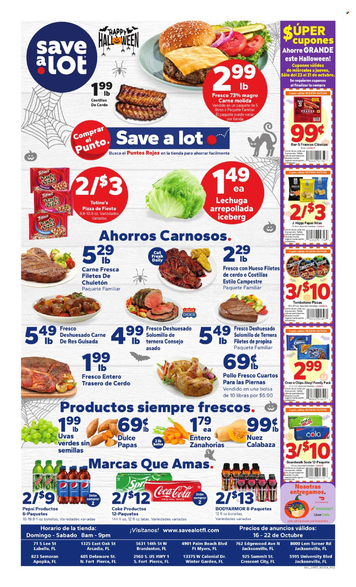 Save a Lot ad - 10/23/2024 - 10/29/2024. Page 2