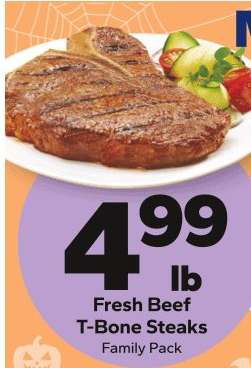 Fresh Beef T-Bone Steaks