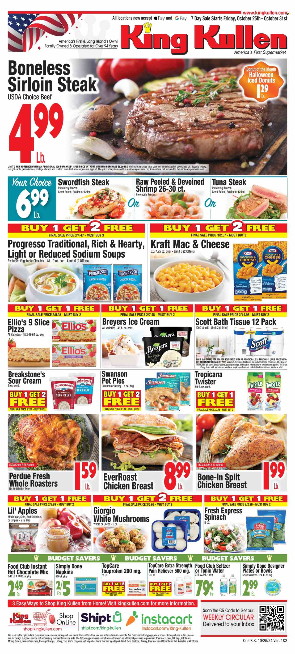 King Kullen ad - 10/25/2024 - 10/31/2024. Page 1