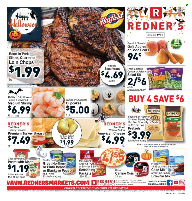 Redner's Markets Flyer - 10/24/2024 - 10/30/2024.