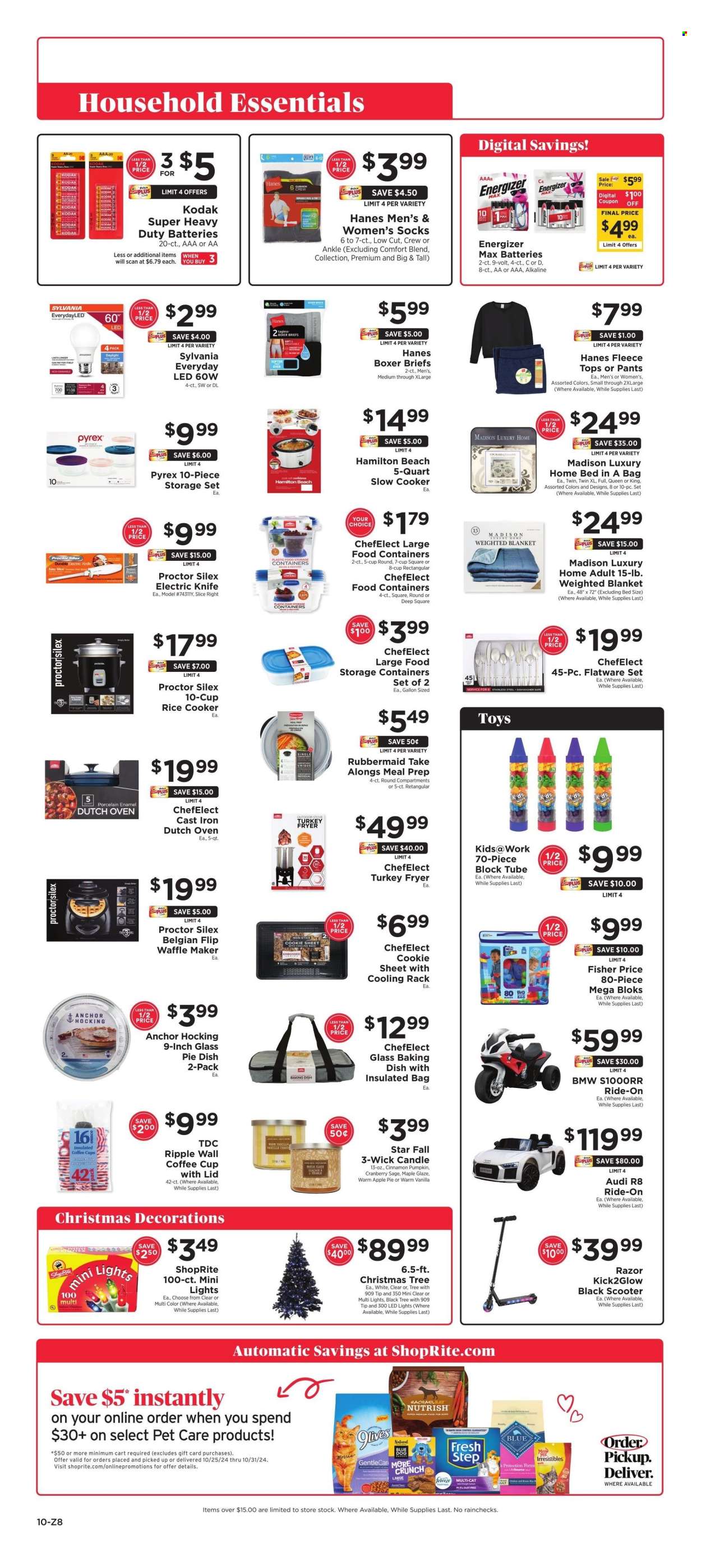 ShopRite ad - 10/25/2024 - 10/31/2024. Page 10