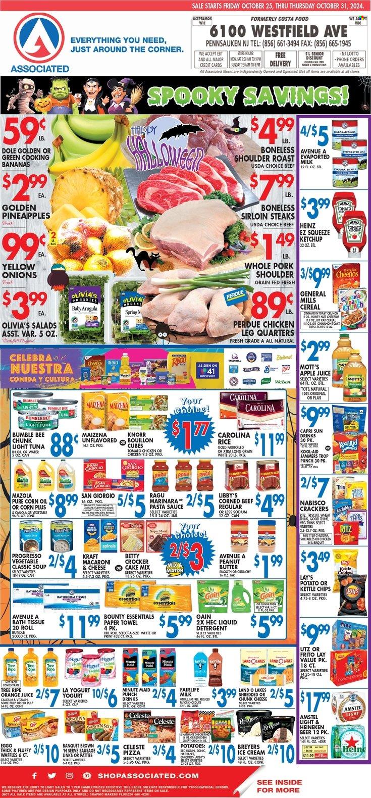 Associated Supermarkets ad - 10/25/2024 - 10/31/2024. Page 1