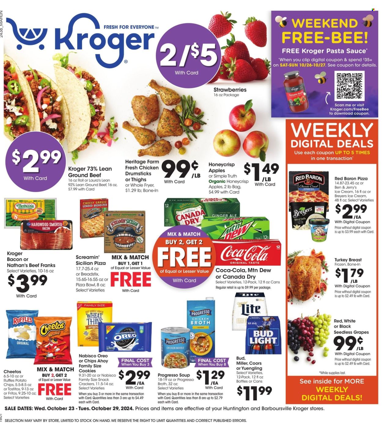 Kroger ad - 10/23/2024 - 10/29/2024. Page 1