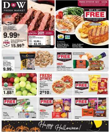 D&W Fresh Market Flyer - 10/27/2024 - 11/02/2024.